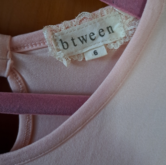 Btween Pink Unicorn Dress with Gold Stars - Picture 3 of 3